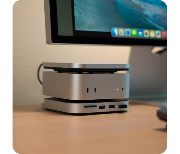 Satechi USB4 Slim NVMe SSD Enclosure NVMe M.2 silver - 1542916 - zdjęcie 4